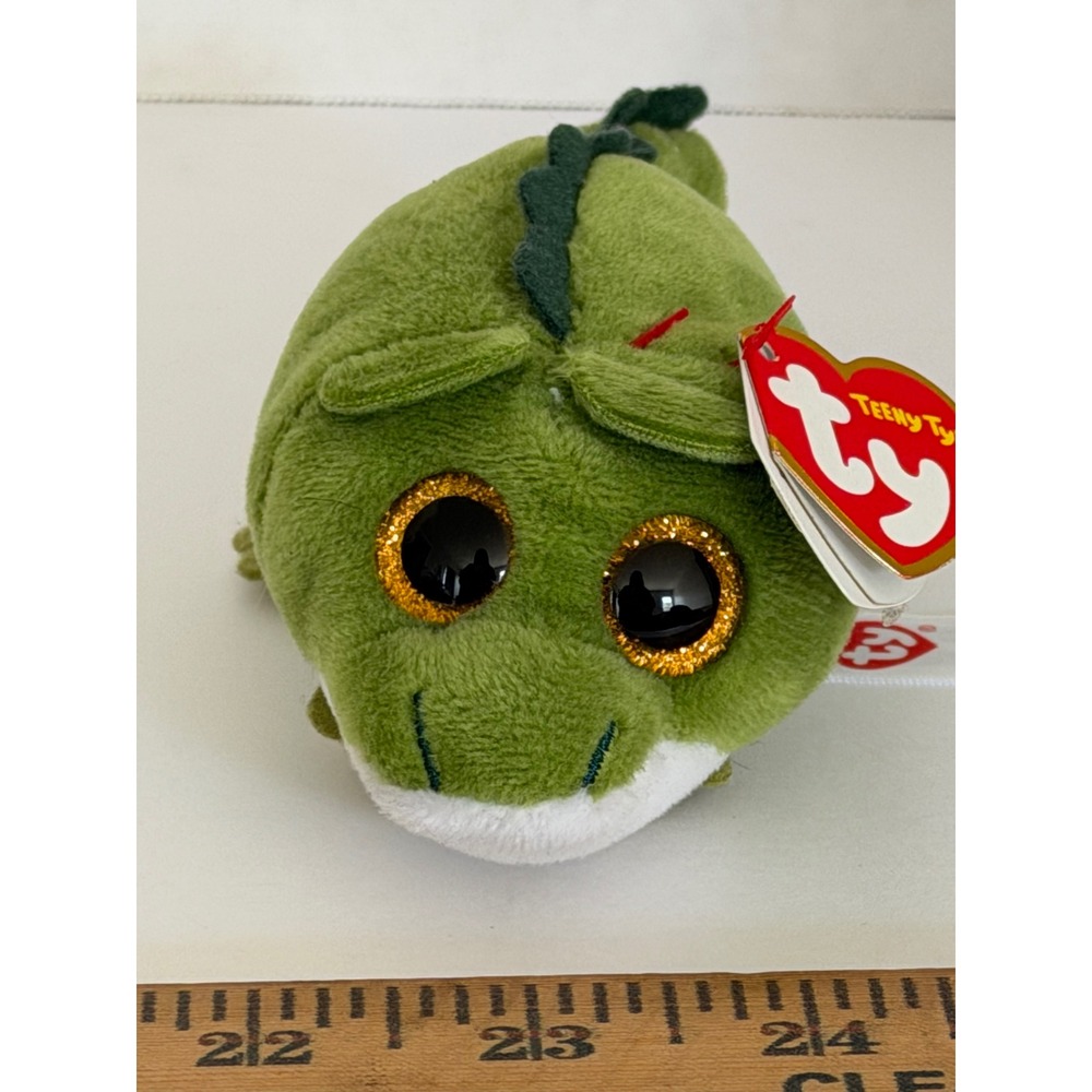 Ty Teeny Tys Wallie the Alligator Green Plush Stackable Stuffed Animal 41255